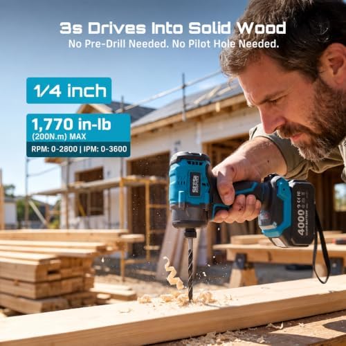 Seesii Impact Wrench & Impact Driver Combo Kit - Image 3