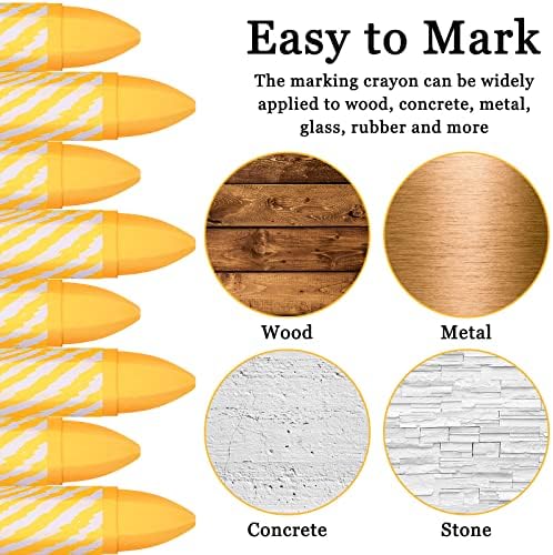 Tudomro 24 Pcs Lumber Crayons Bulk Wax Tire Marker Drawing Crayons - Image 3