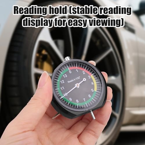 1pcs Tire Tread Depth Gauge, Professional Dial Type Tire Tread Depth Gauge - Image 4