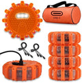 Ecoangel Upgraded USB-C Rechargeable LED Emergency Road Flares by ECOANGEL
