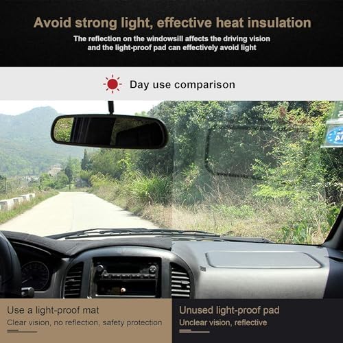 SPEEDWOW Dashboard Dash Boa rd Cover Mat Carpet Compatible - Image 4