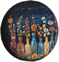 Colorful Flower Spare Tire Cover Waterproof Wheel Cover 16 Inch Universal Fit by Unknown