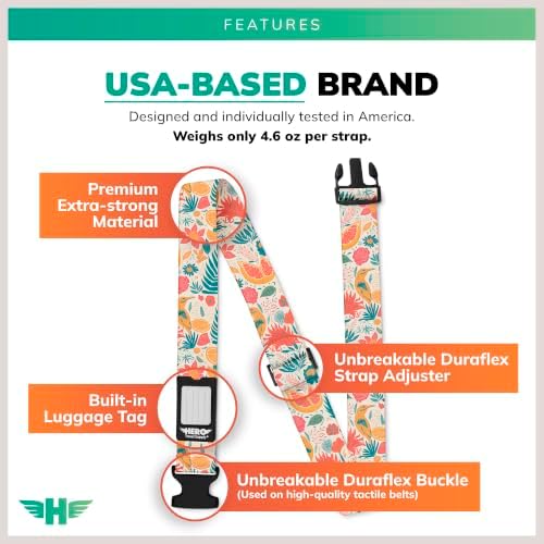 Hero Luggage Straps for Suitcases Heavy-Duty Adjustable Luggage Belt - Image 5