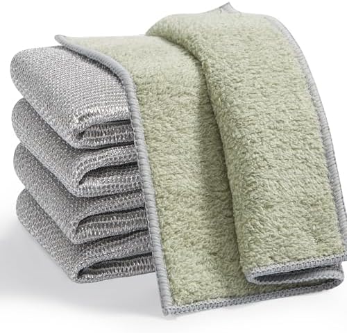 JOYMOOP Non Scratch Wire Dishcloth, 3 Piece Set by JOYMOOP