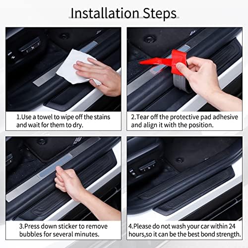 SINGARO Car Door Threshold Protection, Door Width 19.8x1.57inch Car/SUV - Image 4