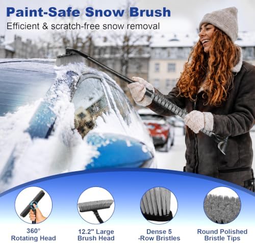 44 Inch Snow Brush with Ice Scraper - Image 5