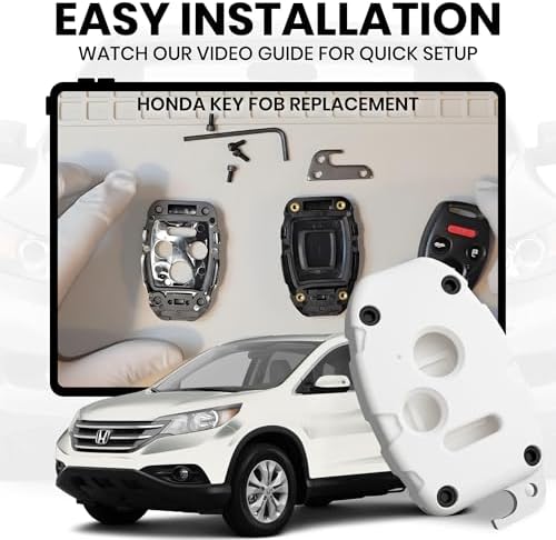 USA-Made for Honda Key Fob Shell | Crack-Resistant & Durable | Seamless Fit | - Image 4