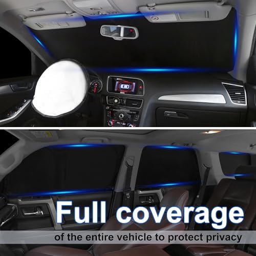 6PCS Windshield Sun Shade Custom Fit - Image 2