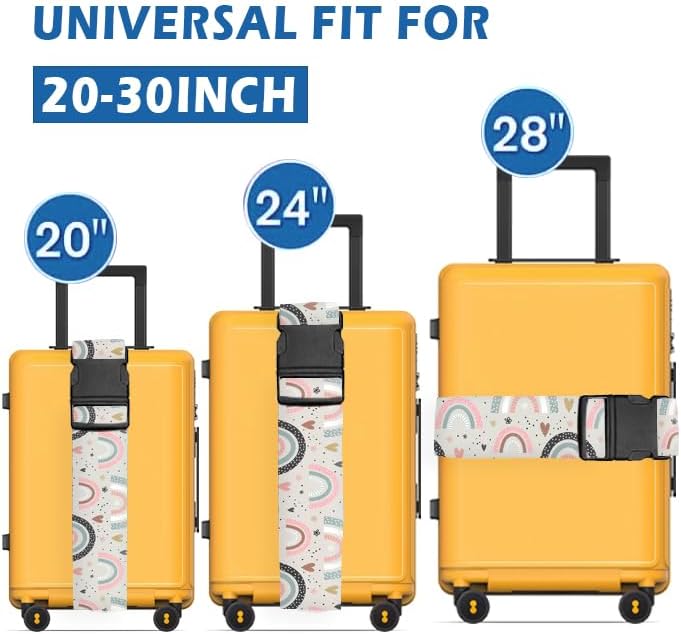 Luggage Straps for Suitcases Travel Belt Accessories, Cute Suitcase Strap - Image 2
