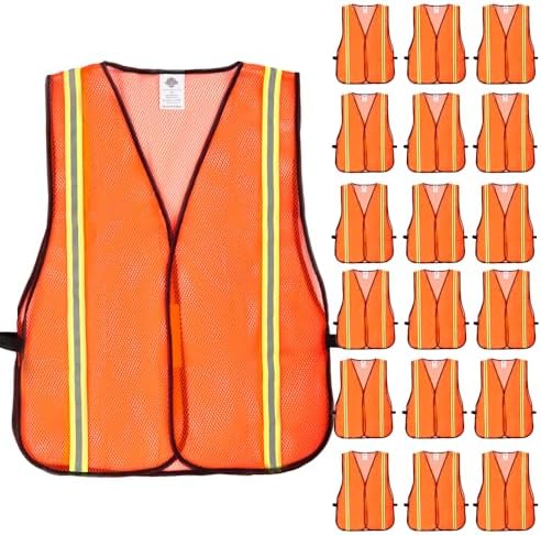 Dazonity High Visibility Reflective Safety Vest, Reflective Strips, Fit by DazonitySafetyInc