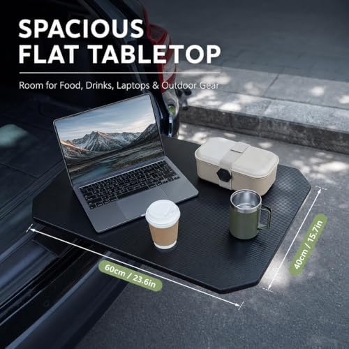 Rear Trunk Table for Mitsubishi i-MiEV 2012-2017, Foldable Adjustable Tailgate - Image 4