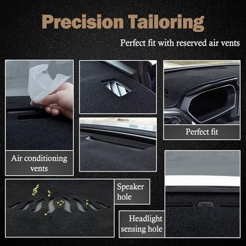 Dashboard Cover Dash Mat Fit for to-yota Camry 2011-2007, Car Dash Board Mat - Image 5