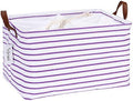 Hinwo 31L Large Canvas Storage Bin by Hinwo