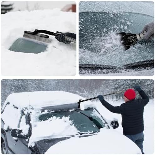 44 Inch Snow Brush with Ice Scraper - Image 2