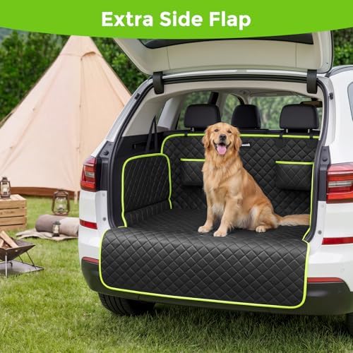 SUV Cargo Liner for Dogs, Upgraded Scratch-proof Leather 14.17" Heightened Side - Image 5