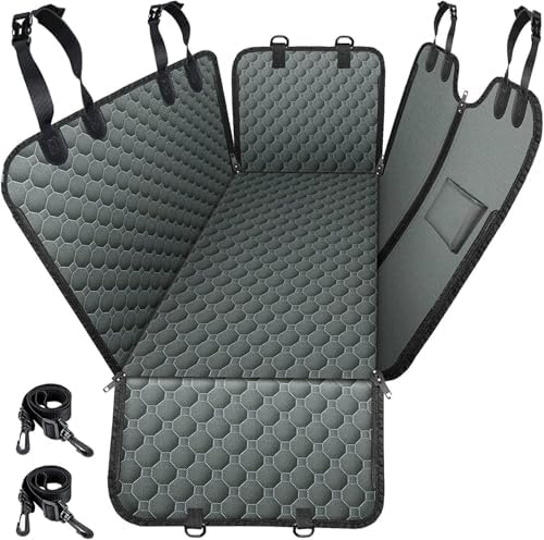 Mancro Dog Car Seat Cover for Back Seat, Waterproof Dog Hammock for Car by Mancro