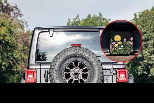 Wild Floral Tow Hitch Covers Heavy Duty Rubber Trailer Hitch Cover 2" Receiver - Image 6