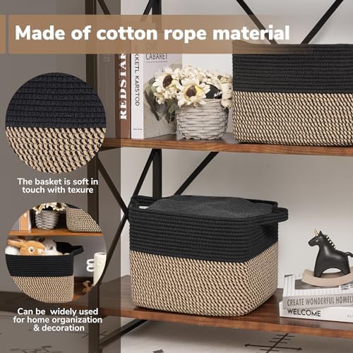 Goodpick Woven Storage Basket for Shelves - Image 4