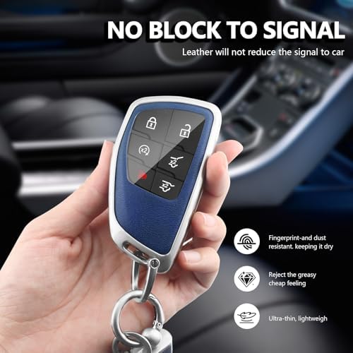 for Chevy Key Fob Cover PU Leather - Image 3