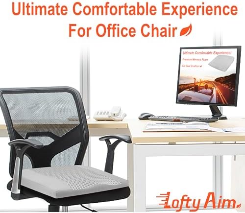 Lofty Aim Car Seat Cushion, Memory Foam Car Seat Cushions - Image 4
