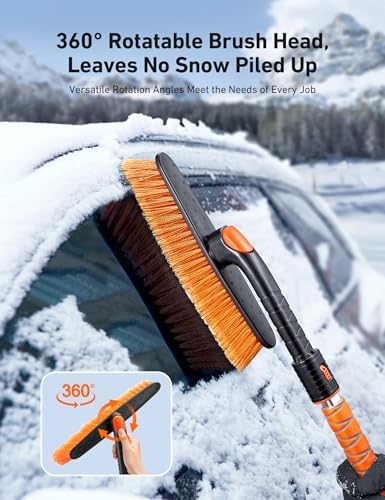 AstroAI 39.37" Ice Scrapers for Car Windshield and Snow Brush - Image 3