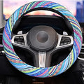 Universal 15inch Ethnic Style Baja Blanket Steering Wheel Cover by LSAUTO