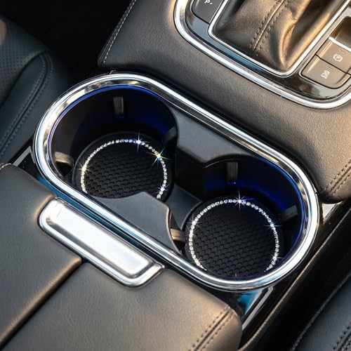 Car Cup Holder Coasters, Bling Cup Holder Insert Coaster Car Interior - Image 4