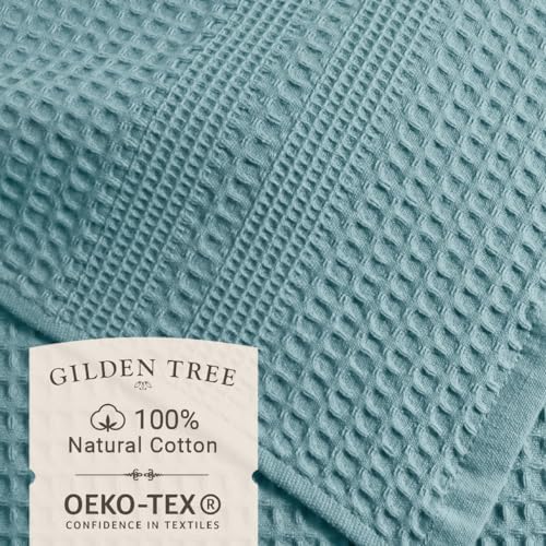 GILDEN TREE Waffle Towels for Bathroom, 100% Cotton Quick Dry Towel, Waffle - Image 2