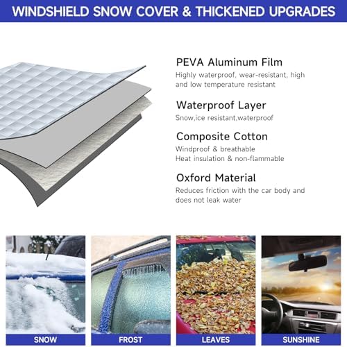 SANLIKE Car Windshield Snow Cover - Image 6
