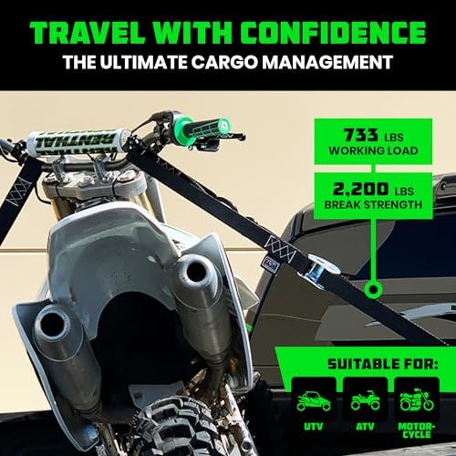 Rhino USA Motorcycle Tie Down Straps - Image 4