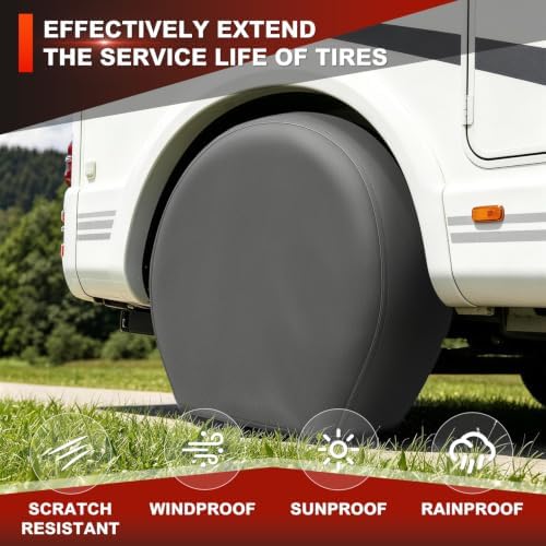 Explore Land Tire Covers 2 Pack Fit Tire Diameters 23-25.75 inch - Image 4