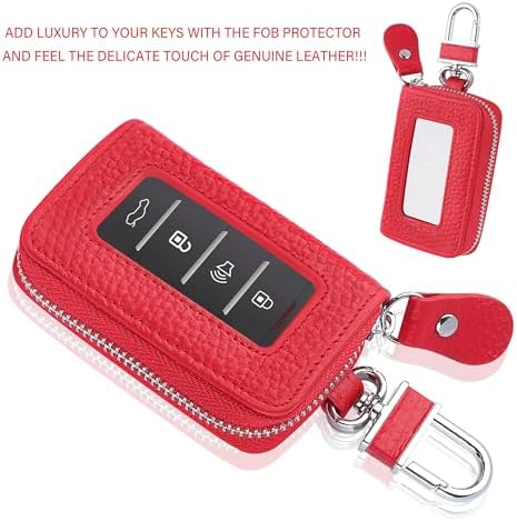 Car Key Fob Case for Replacing Old Key Fob Cover, Genuine Leather Car Key Case - Image 4