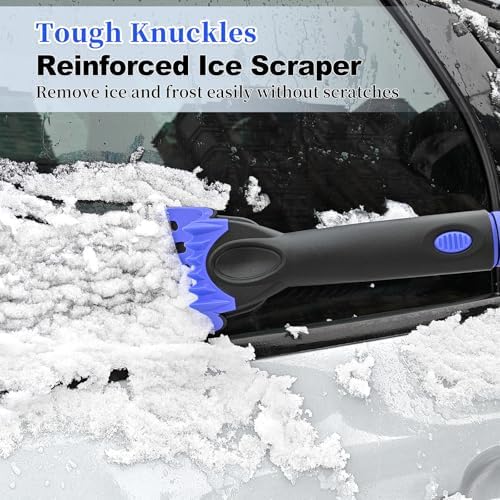 HEEYA 56 Inch Long Handle Snow Brush and Scraper - Image 5