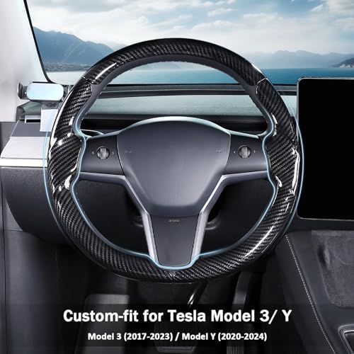 Steering Wheel Cover for Tesla Model 3 2017-2023/ Model Y 2020-2024 - Image 3
