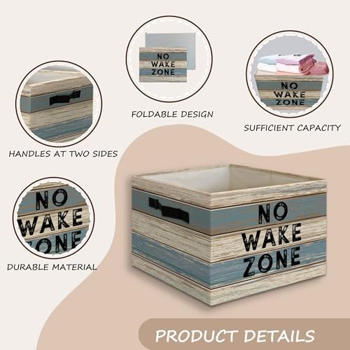 Nautical Coastal Foldable Storage Bins Box - Image 5