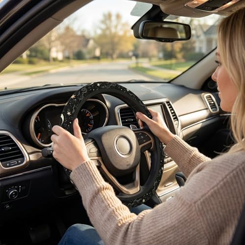 15 Inch Neoprene Steering Wheel Cover Non-Slip - Image 2
