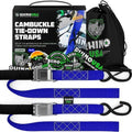 Rhino USA Motorcycle Tie Down Straps by RhinoUSAInc