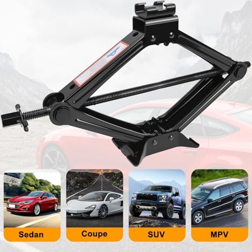 Scissor Car Jack 2.5 Ton Tire Changing Kit - Image 7