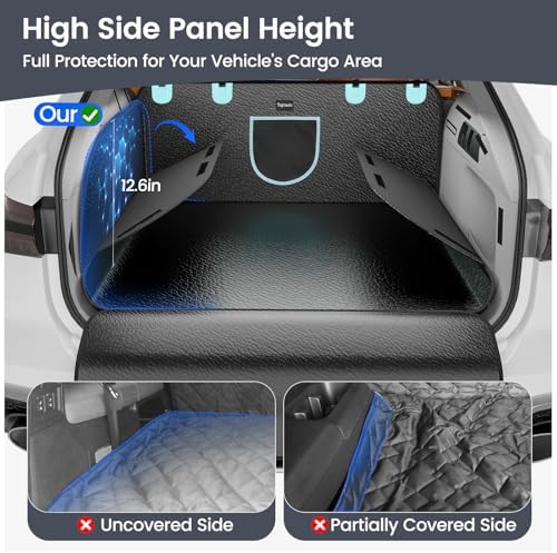 SUV Cargo Liner for Dogs, Waterproof PU Leather Pet Trunk Covers - Image 4