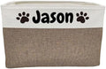 Personalized Dog Toy Basket Dog Toy Box by CpakOwlgoo