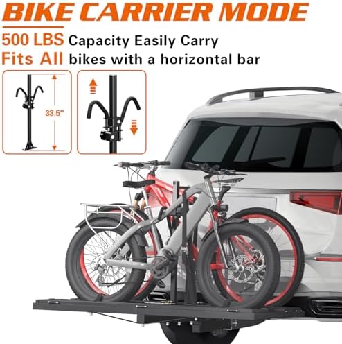 Wildroad 60"x24"x14" Hitch Cargo Carrier, Fits 2" Receiver - Image 6