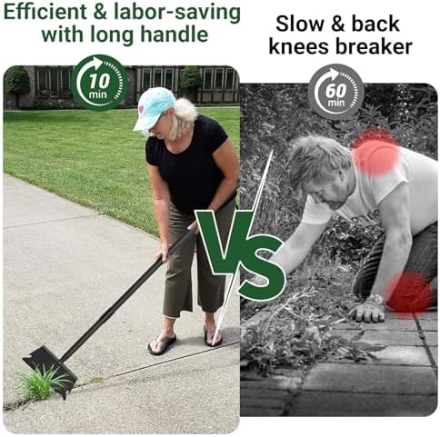 Garden Flat Shovel Scraper, Heavy Duty Outdoor Floor Scraper - Image 6