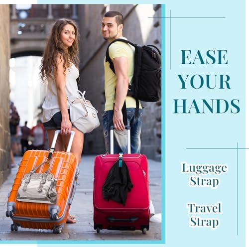3 Pcs Add a Bag Luggage Straps for Suitcases, Connector Straps - Image 5