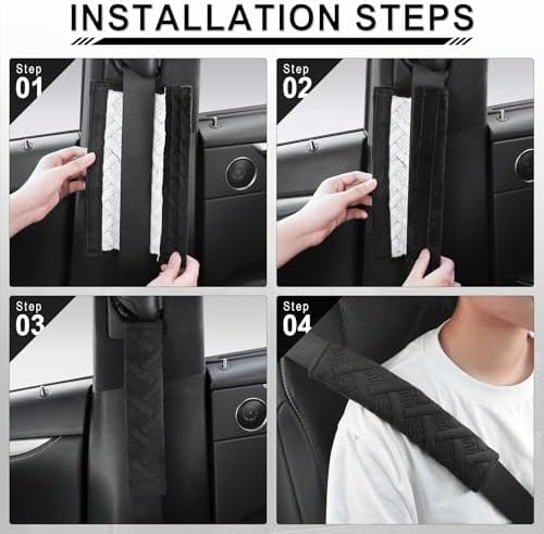 JUSTTOP 2-Pack Universal Car Seat Belt Pads Cover - Image 5