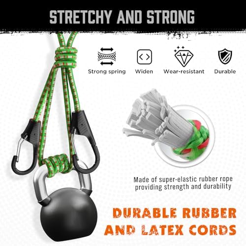 HORUSDY 28-Piece Premium Bungee Cords - Image 4