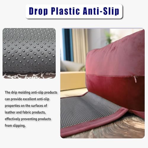 Velvet Recliner Headrest Pillow, Non-Slip Neck Support - Image 3