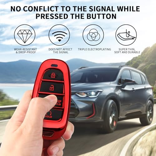 MILD EAST For Hyundai Key fob Cover 5 Button - Image 5