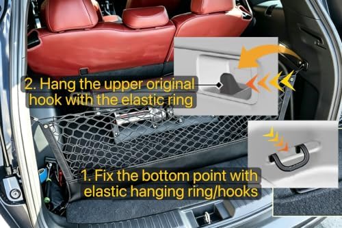 Cargo Net for Honda CR-V 2-Row 2026-2023 CRV 5 Seat Rear Tailgate Netting - Image 4