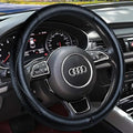 Haokay Heavy Duty Pure Cowhide Steering Wheel Cover, Genuine Leather Steering by HAOKAYAUTOPRODUCTS