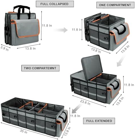 GDNasist Car Trunk Organizer and Storage - Image 3